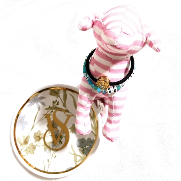 Nib luxury VS 2022 wedding jewelry porcelain gold tone rim - Picture 3 of 8